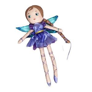 Mooshka Flowerina Doll Petal 17” Purple Ballerina